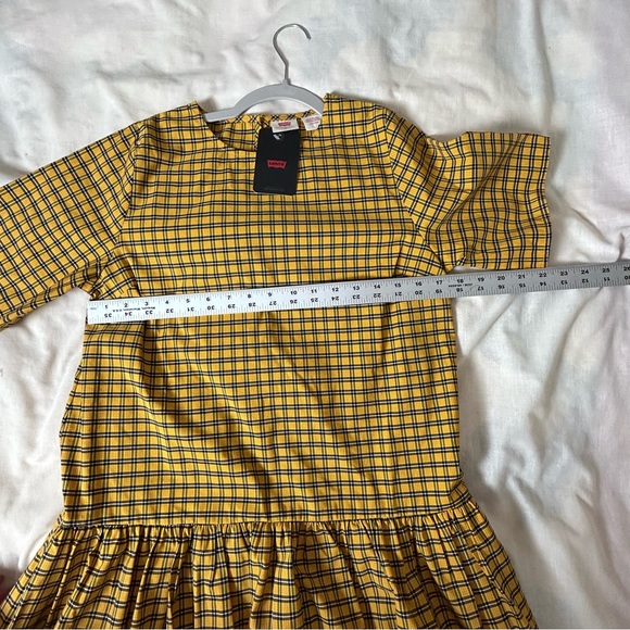 Levi’s Women Sz XS NWT dropped waist bubble skirt taffeta School Girl Y2K preppy - Picture 9 of 11